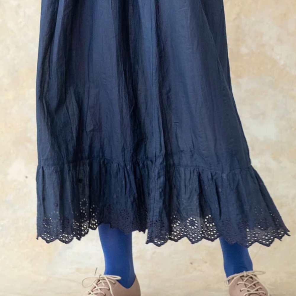Gudrun Sjödén cotton eyelet slip